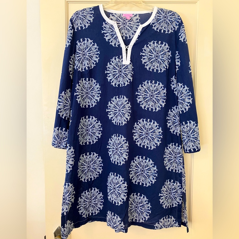 Lilly Pulitzer Cotton Tunic Dress L